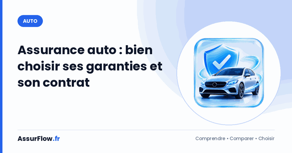 Assurance auto : bien choisir ses garanties et son contrat