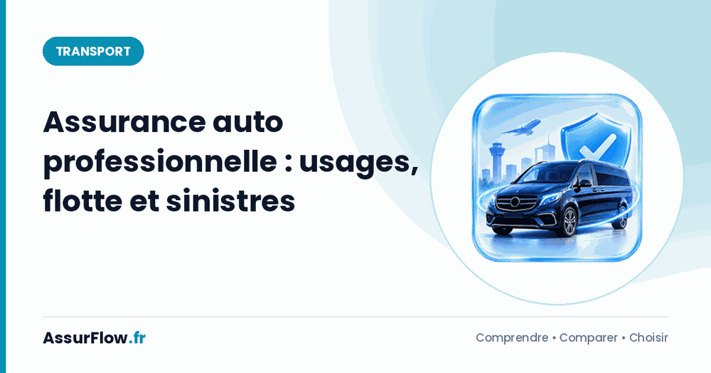 Assurance auto professionnelle : usages, flotte et sinistres