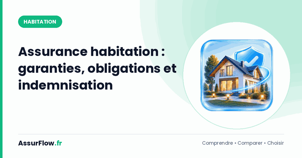 Assurance habitation : garanties, obligations et indemnisation