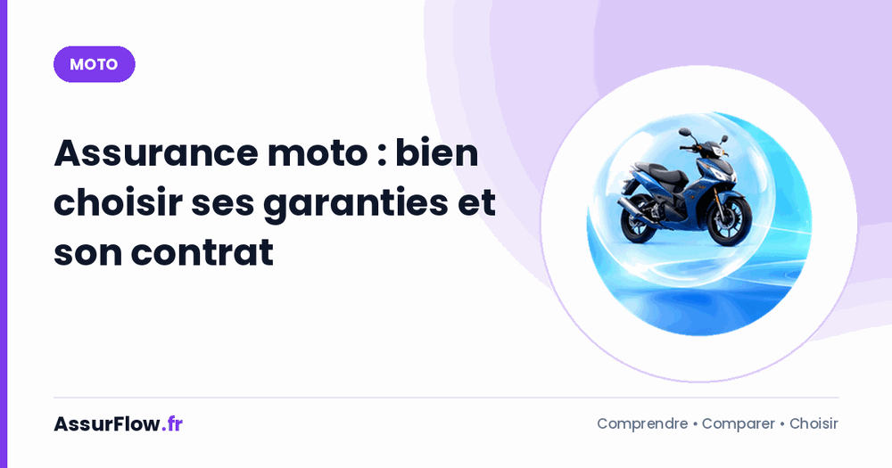 Assurance moto : bien choisir ses garanties et son contrat
