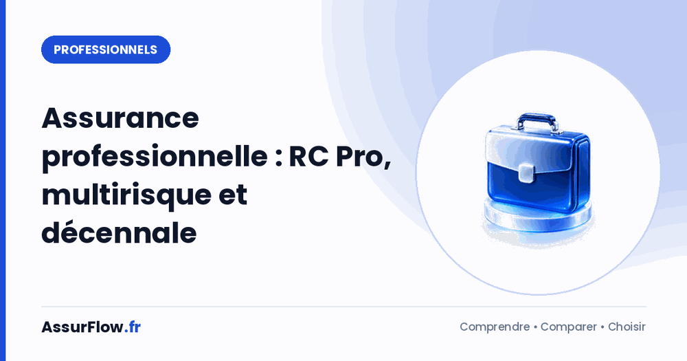 Assurance professionnelle : RC Pro, multirisque et décennale