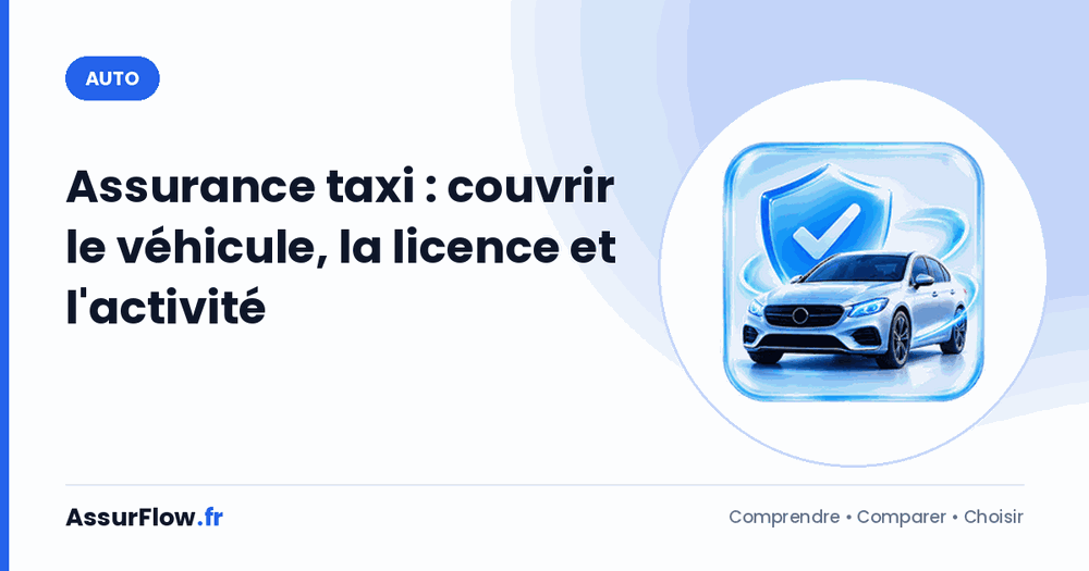Assurance taxi : couvrir le véhicule, la licence et l'activité